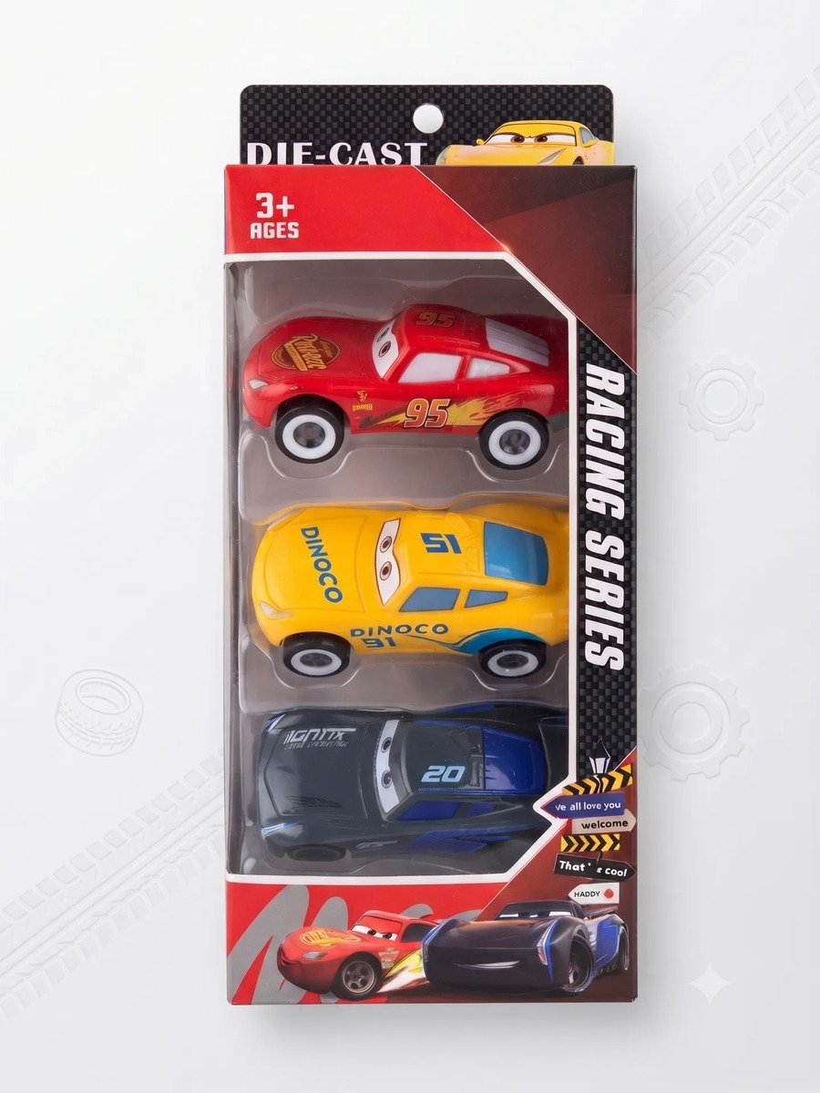Auto Pack X 3 Metal Rayo- Mate -mack - Imagen 3