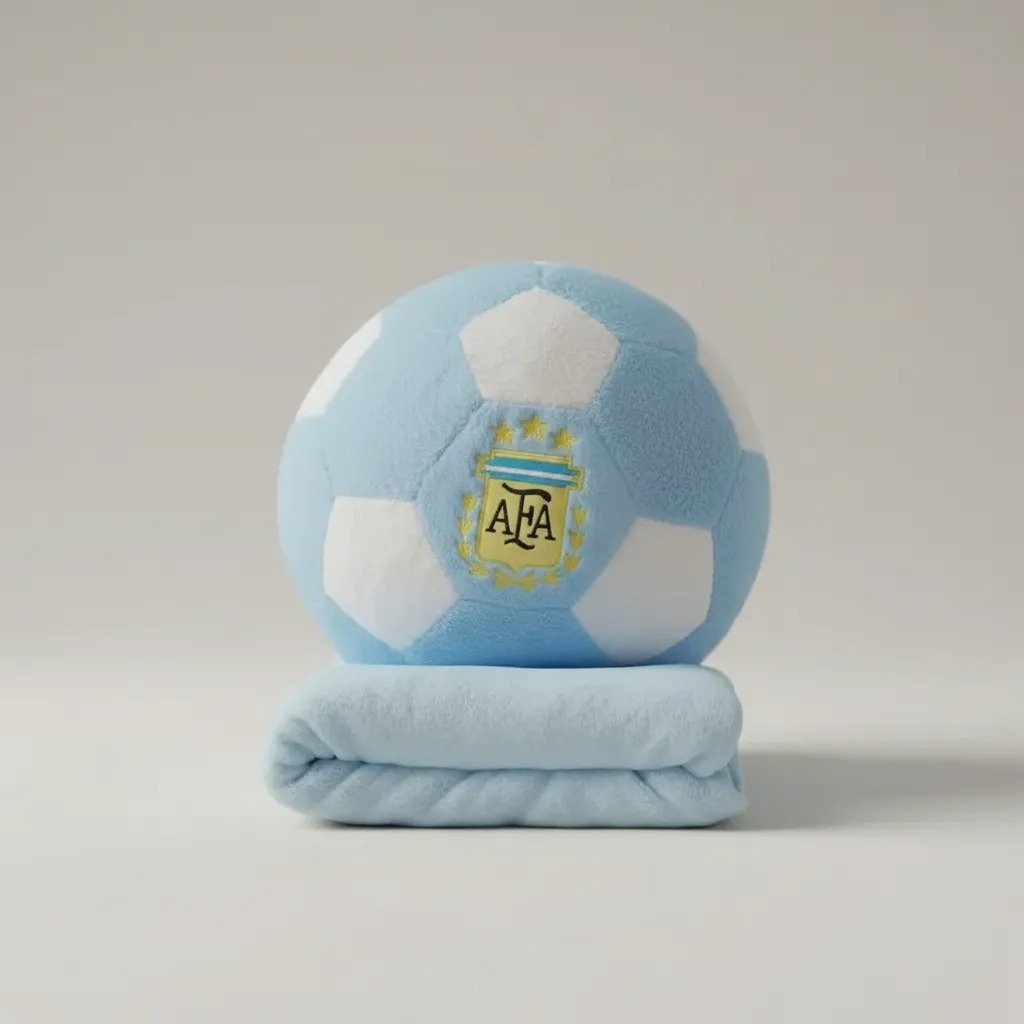 Pelota Peluche Gigante Con Manta Equipos Varios - Imagen 4