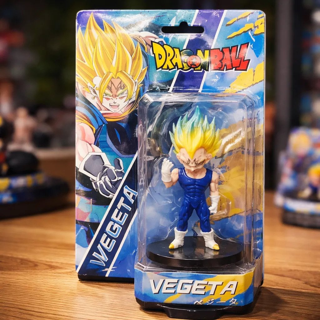 Figura De Acción Vegeta Super Saiyan Dragon Ball Z 12cm - Imagen 3