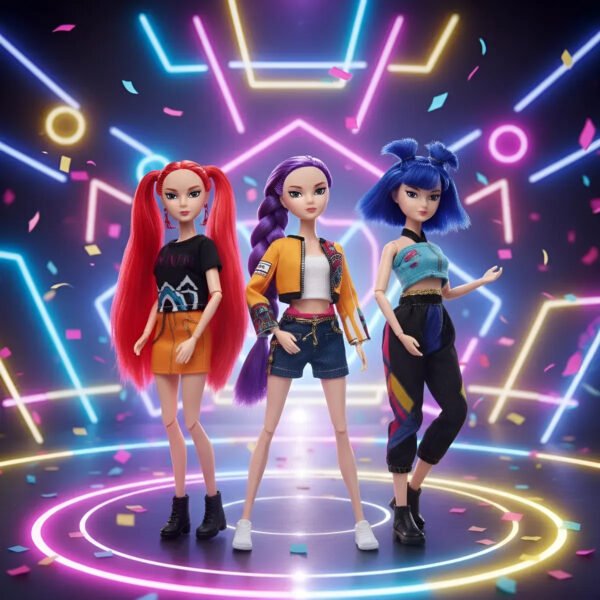 Muñecas Articuladas Demon Hunters Guerreras K-pop X3 Musical