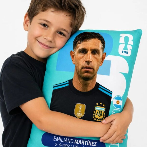 Almohada Cuadrada Estampada Jugadores Argentina Mundial 2026