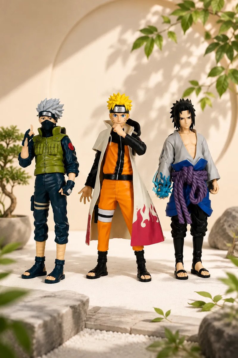Set X3 Naruto Kakashi Sasuke