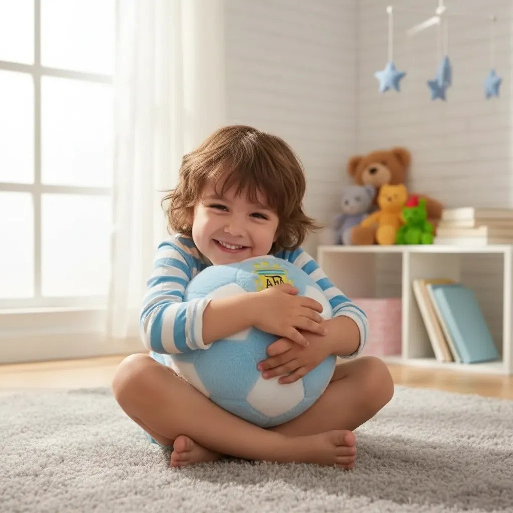 Pelota Peluche Gigante Con Manta Equipos Varios